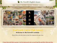 Tablet Screenshot of msfarrell8.weebly.com