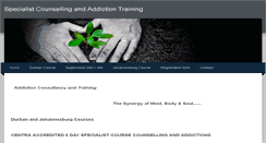 Desktop Screenshot of addictiontraining.weebly.com