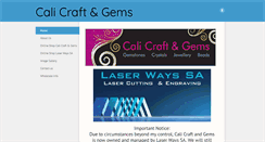 Desktop Screenshot of calicraftgems.weebly.com