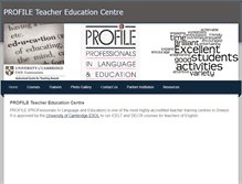 Tablet Screenshot of profile-edu.weebly.com