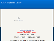 Tablet Screenshot of hmh-webinarinvite.weebly.com