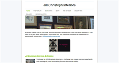 Desktop Screenshot of jillchristophinteriors.weebly.com