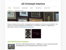 Tablet Screenshot of jillchristophinteriors.weebly.com