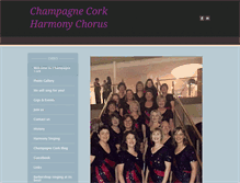 Tablet Screenshot of champagnecorkchorus.weebly.com