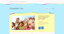 Desktop Screenshot of counselorcox.weebly.com