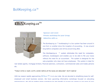 Tablet Screenshot of boxkeeping.weebly.com