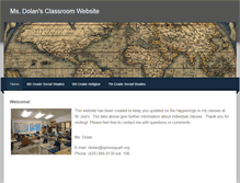 Tablet Screenshot of msdolansclassroomwebsite.weebly.com
