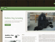 Tablet Screenshot of bubblesdoggroomingcanada.weebly.com