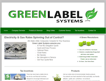 Tablet Screenshot of greenlabelsystems.weebly.com