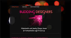 Desktop Screenshot of buddingdesigners.weebly.com