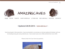 Tablet Screenshot of amazingcavies.weebly.com