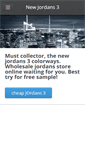 Mobile Screenshot of newjordans3.weebly.com