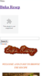 Mobile Screenshot of bukaresep.weebly.com