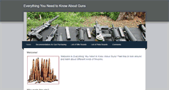 Desktop Screenshot of gunsinfo.weebly.com