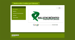 Desktop Screenshot of multicredito.weebly.com