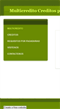 Mobile Screenshot of multicredito.weebly.com