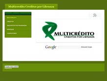 Tablet Screenshot of multicredito.weebly.com