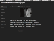 Tablet Screenshot of cassandraphotography.weebly.com