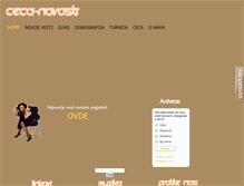 Tablet Screenshot of ceca-novosti.weebly.com