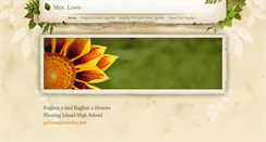 Desktop Screenshot of englishmrslowe.weebly.com