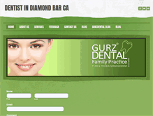 Tablet Screenshot of dentistindiamondbarca.weebly.com