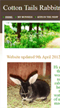 Mobile Screenshot of cottontailsrabbitry.weebly.com