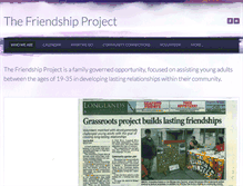 Tablet Screenshot of friendshipproject.weebly.com