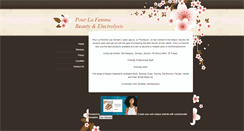 Desktop Screenshot of pourlafemmebeauty.weebly.com