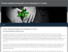 Tablet Screenshot of persianweddingphotography.weebly.com