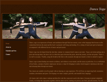 Tablet Screenshot of danceyoga.weebly.com