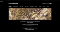 Desktop Screenshot of kesarafineart.weebly.com