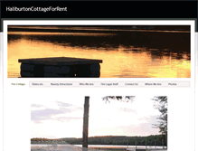 Tablet Screenshot of haliburtoncottageforrent.weebly.com