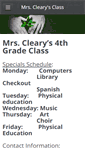 Mobile Screenshot of clearysclass.weebly.com