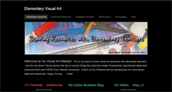 Desktop Screenshot of elementaryvisualart.weebly.com