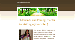 Desktop Screenshot of nataliegonzalez.weebly.com