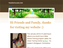 Tablet Screenshot of nataliegonzalez.weebly.com