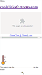 Mobile Screenshot of coolclicksforteens.weebly.com