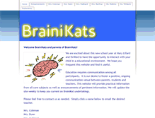 Tablet Screenshot of brainikats.weebly.com