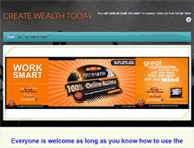 Tablet Screenshot of createwealthtoday.weebly.com