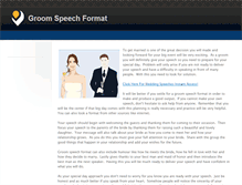 Tablet Screenshot of groomspeechformat.weebly.com