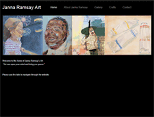 Tablet Screenshot of jannaramsayart.weebly.com