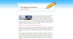 Desktop Screenshot of migraine-headache-treatment.weebly.com