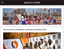 Tablet Screenshot of cuefour.weebly.com