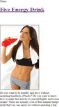 Mobile Screenshot of best-natural-energy-drink.weebly.com