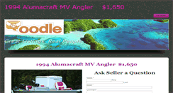 Desktop Screenshot of 1994alumacraftmvangler.weebly.com