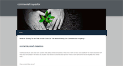 Desktop Screenshot of commercialinspector.weebly.com