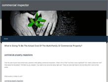 Tablet Screenshot of commercialinspector.weebly.com
