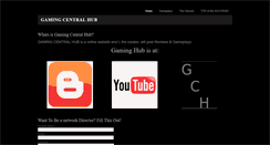 Desktop Screenshot of gamingcentralhub.weebly.com
