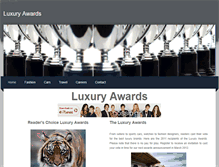 Tablet Screenshot of luxuryawards.weebly.com