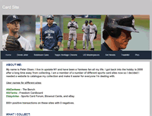 Tablet Screenshot of petescards.weebly.com